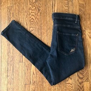 NWOT Express High Rise Legging Dark Wash